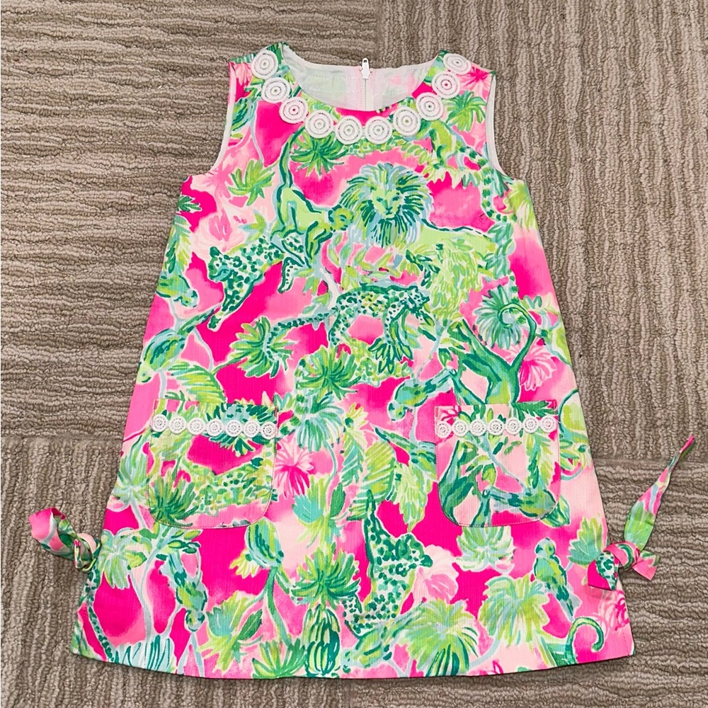 Lilly Pulitzer Classic Lilly Knit Toddler Dress - worn once! Size 3T